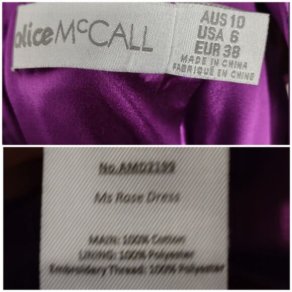 Alice McCall Ms Rose Embroidered Floral Mini Dress Size 6 - Picture 9 of 16